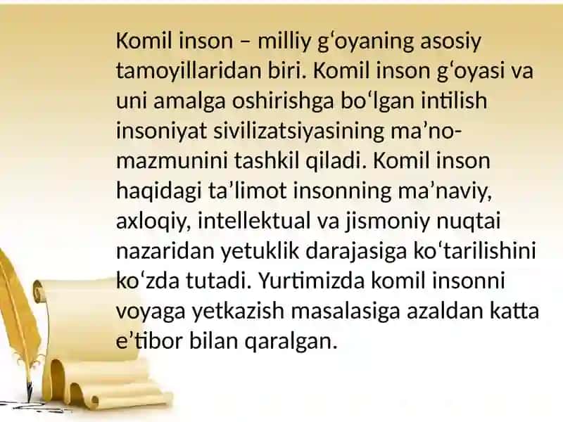 Komilinsonning psixologik tuzulmasi 3