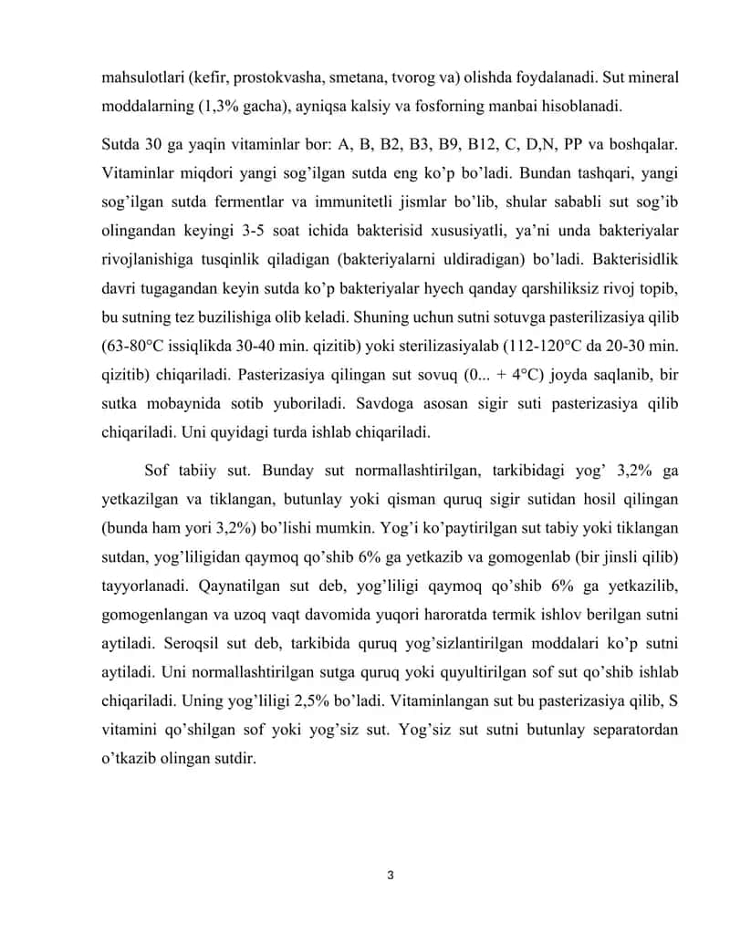 Sut tarkibidagi lipidlarni  aniqlash 3