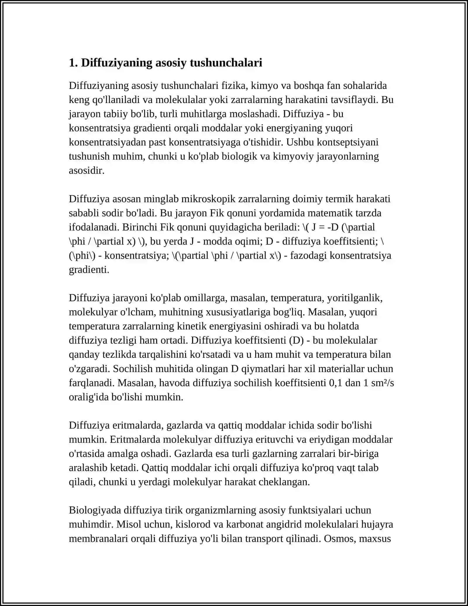 QATTIQ JISMLARDA DIFFUZIYA HODISALARI 3