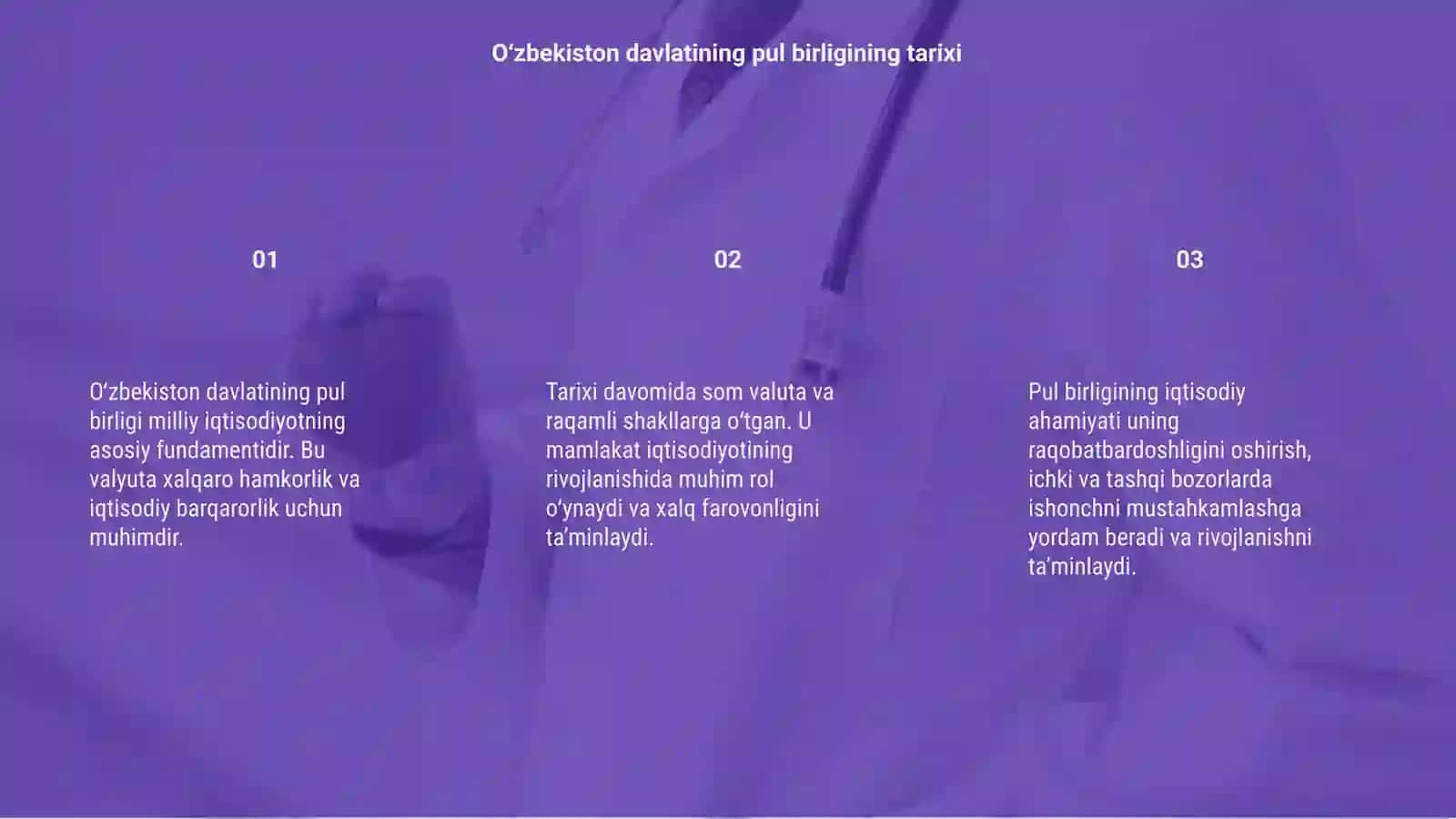 Oʻzbekiston davlatining pul birligi va uning iqtisodiyotdagi ahamiyati 3