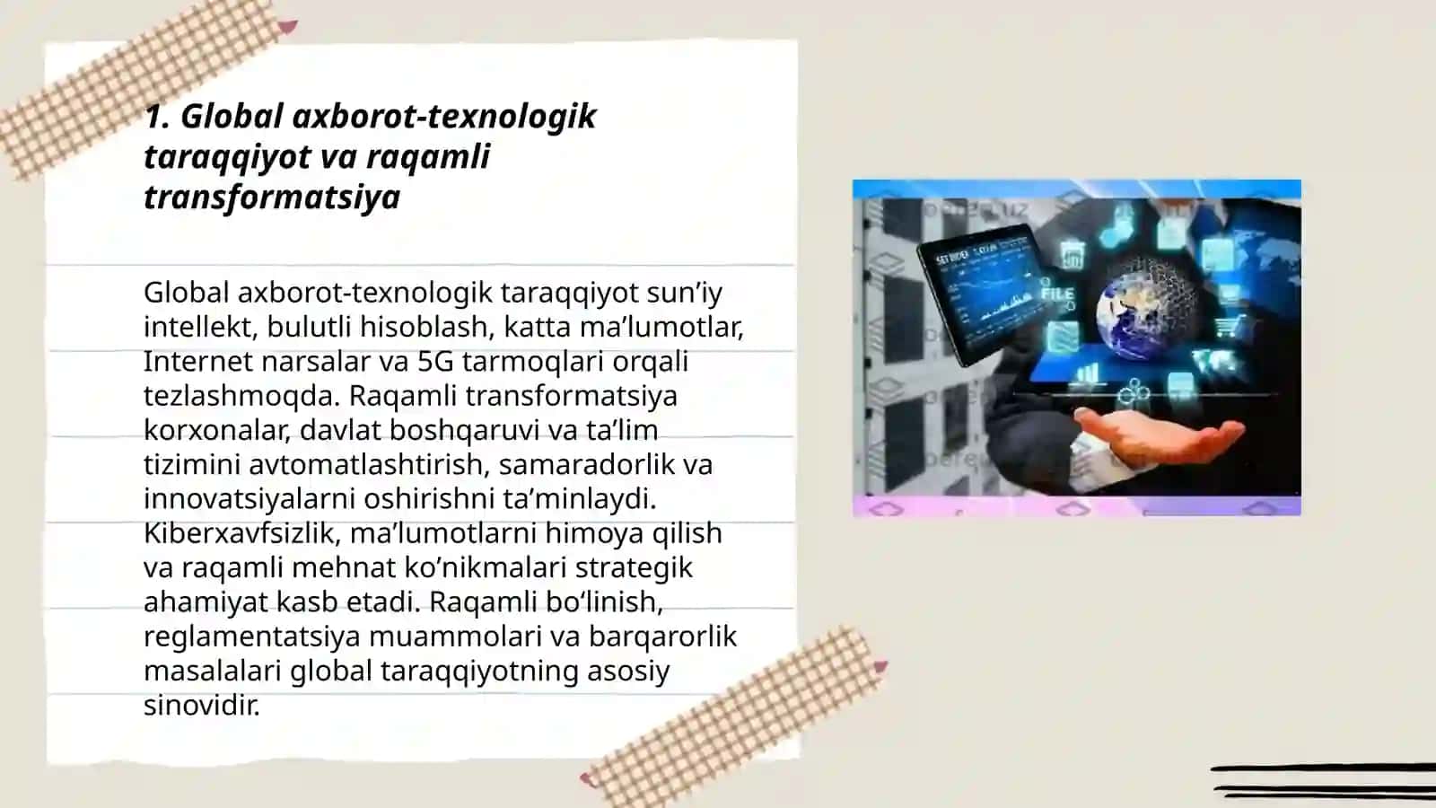 Global axborot-texnologik taraqqiyot va raqamli transformatsiya 3