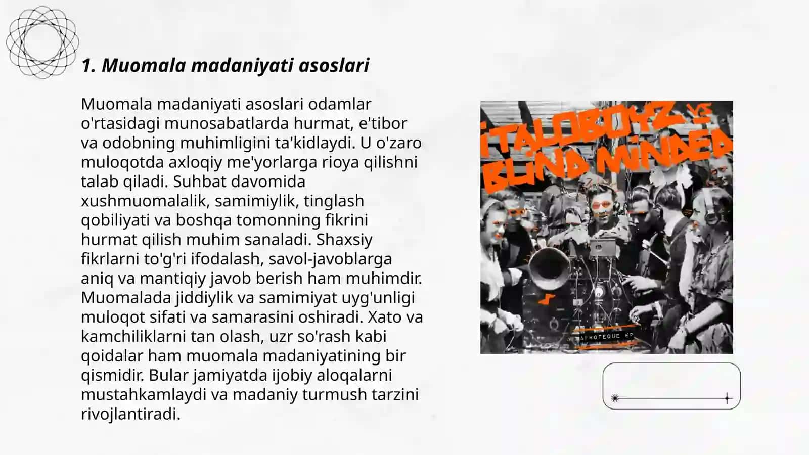 Muomala madaniyati asoslari 3