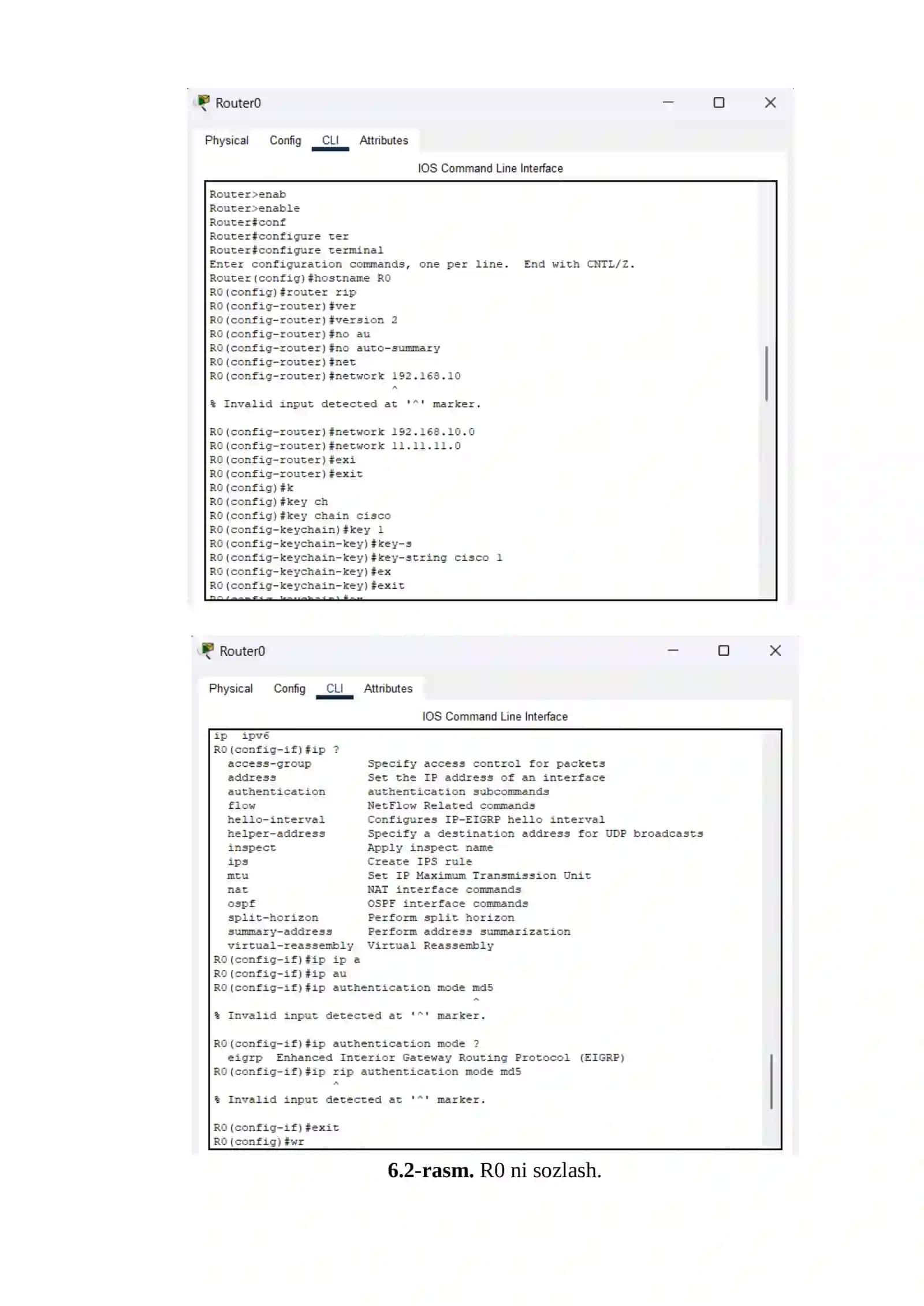 RIP, EIGRP, OSPF VA BGP PROTOKOLLARI ASOSIDA DINAMIK MARSHRUTLASHNI SOZLASH 3