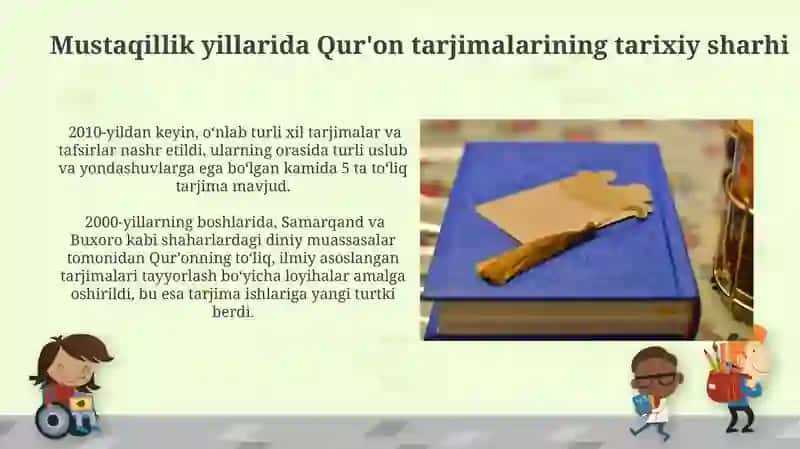 Mustaqillik Yillarida Qur'on Tarjimalari 3