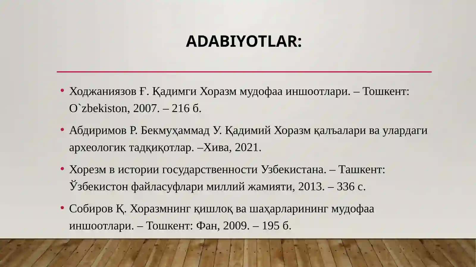 Qadimgi Xorazmdagi arxeologik yodgorliklar 3