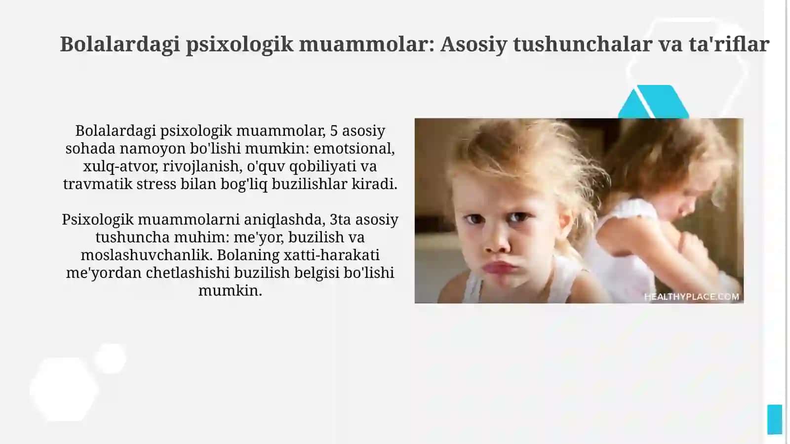 Bolalardagi psixologik muammolar 3