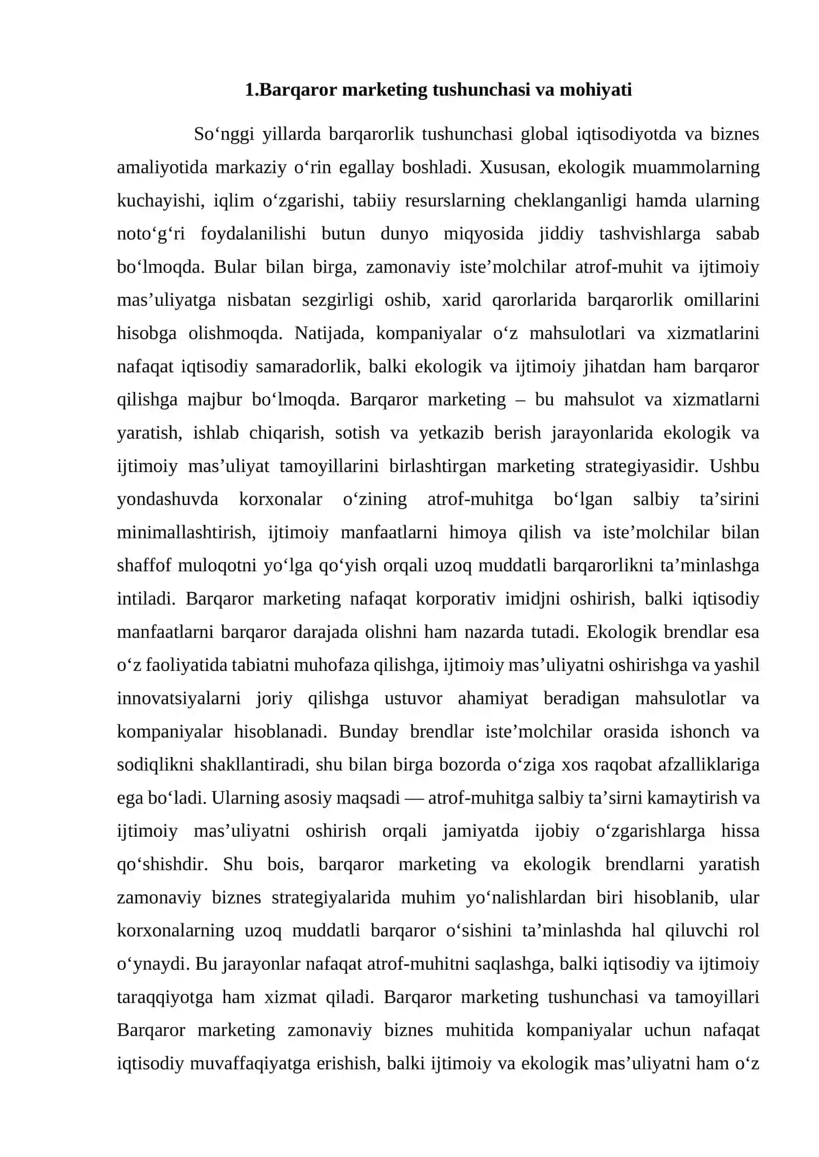 Barqaror marketing va yashil brending (green branding) konsepsiyalari 3