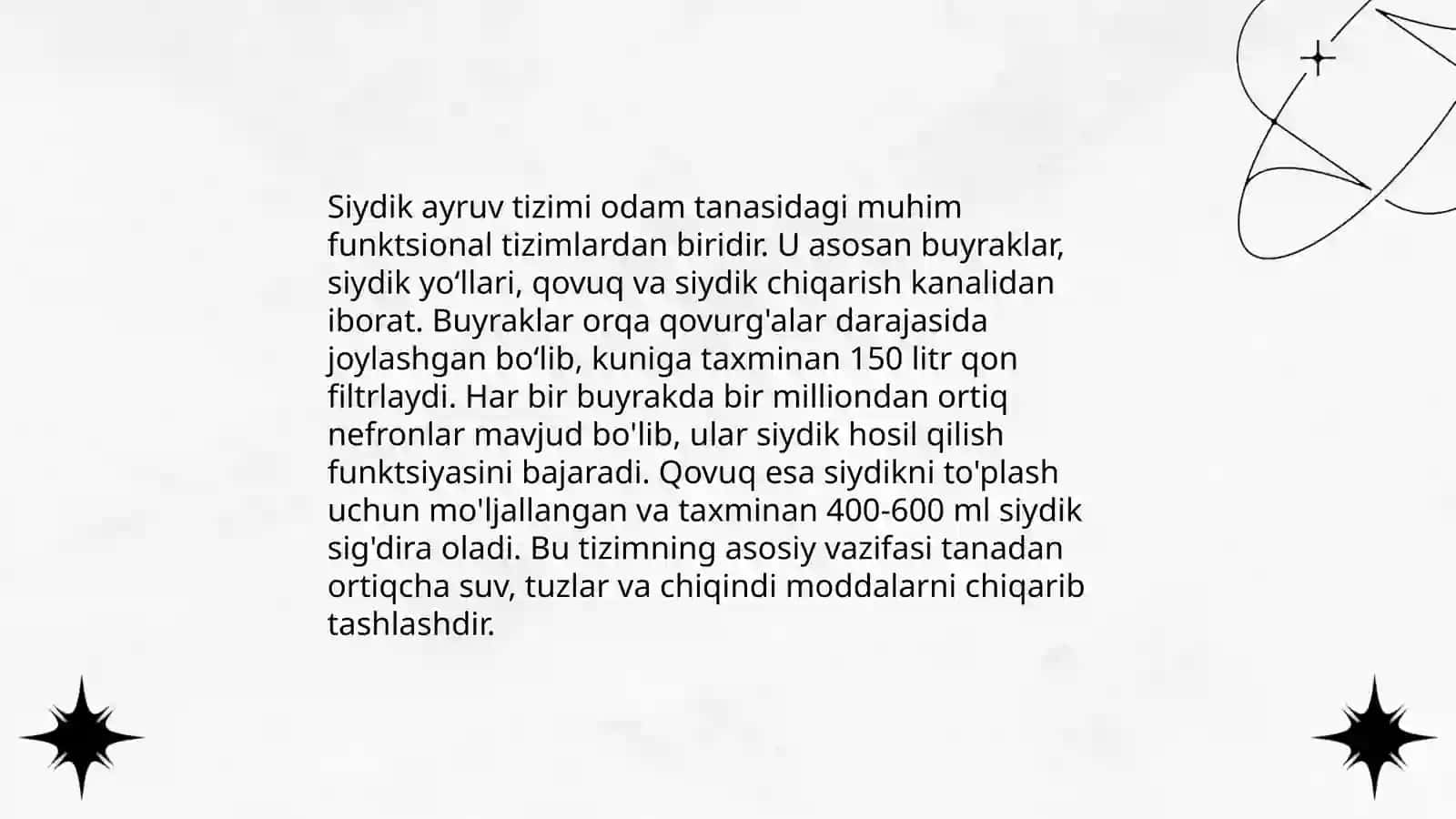 Siydik ayruv tizimi o‘sma kasalliklari 3