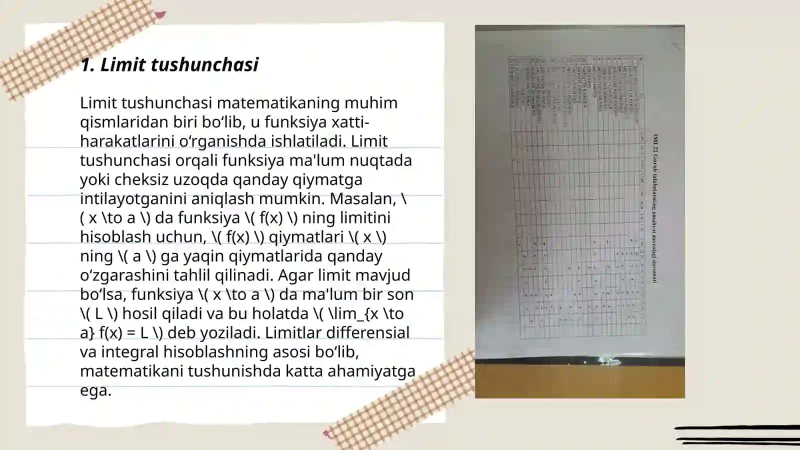Limitlar 3