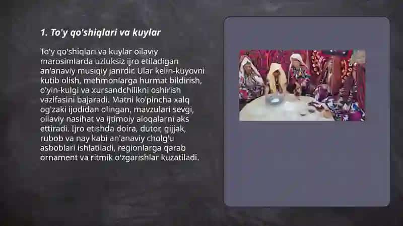 Oilaviy marosimlar folklori 3