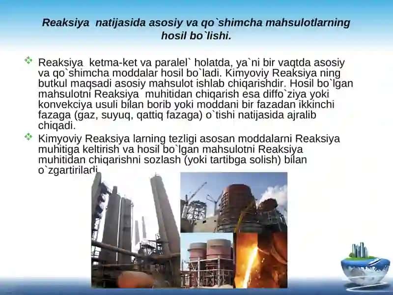 Kimyoviy texnologik jarayonlar haqida tushuncha 3
