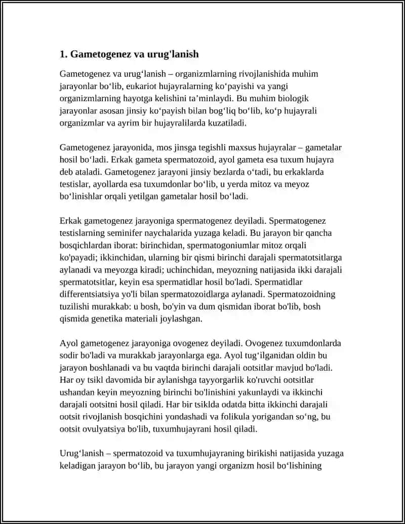 ORGANIZMLARNING RIVOJLANISHI 3