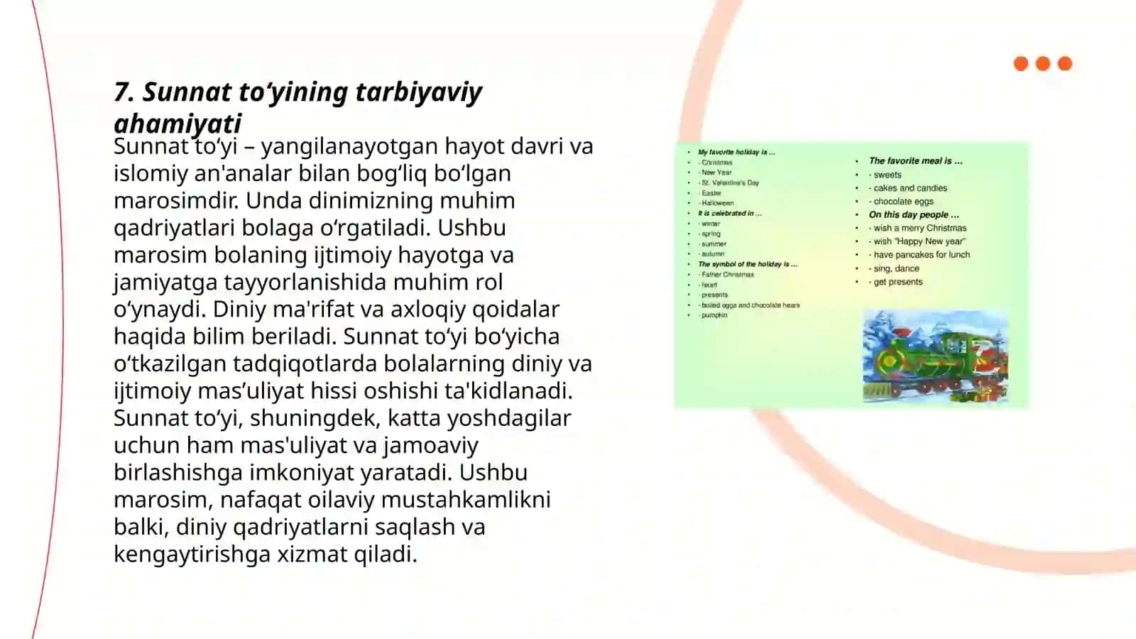 Sunnat to‘yining tarbiyaviy ahamiyati 3