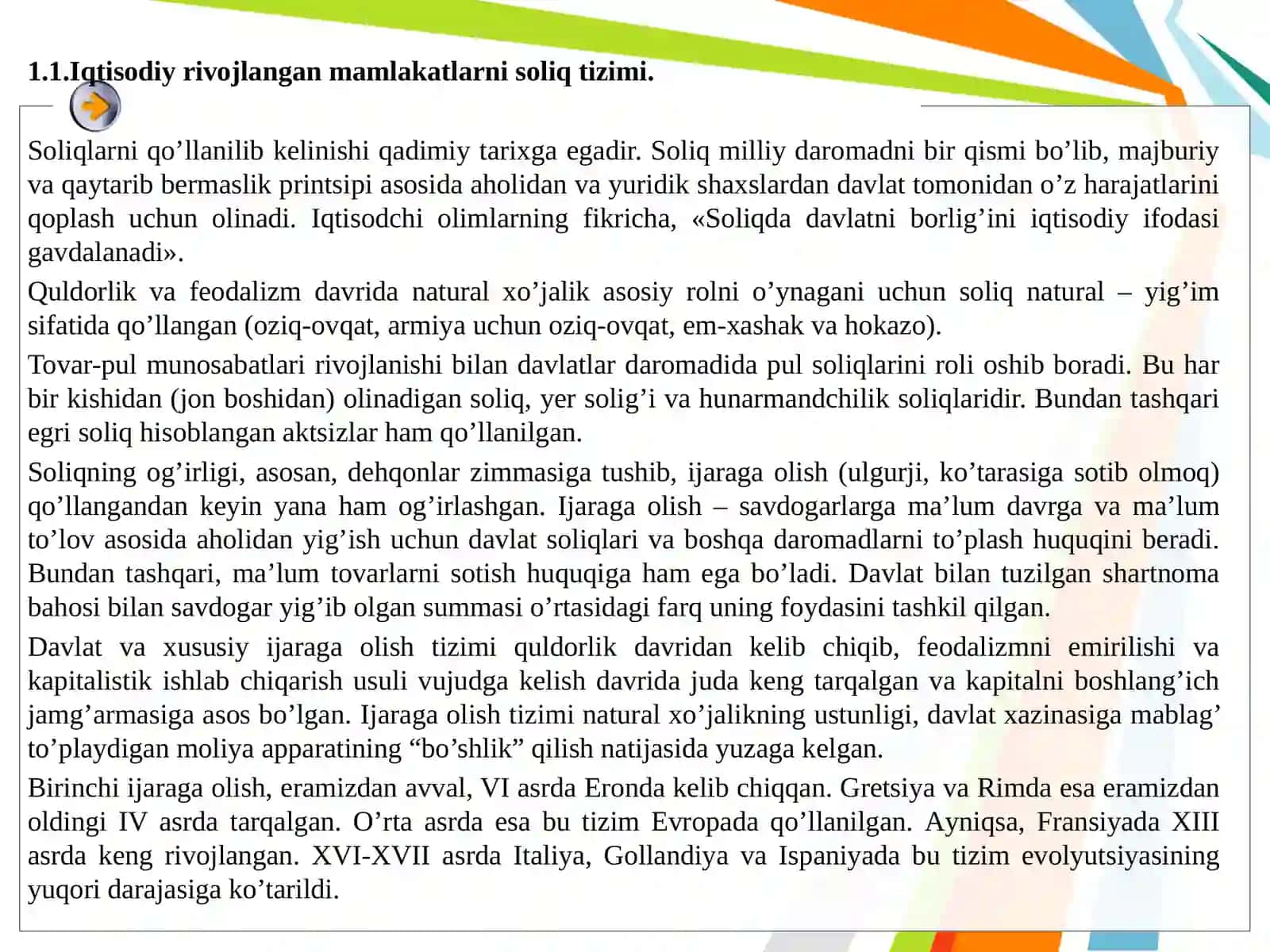 YEVROPА MАMLАKАTLАRININGSOLIQTIZIMI 3