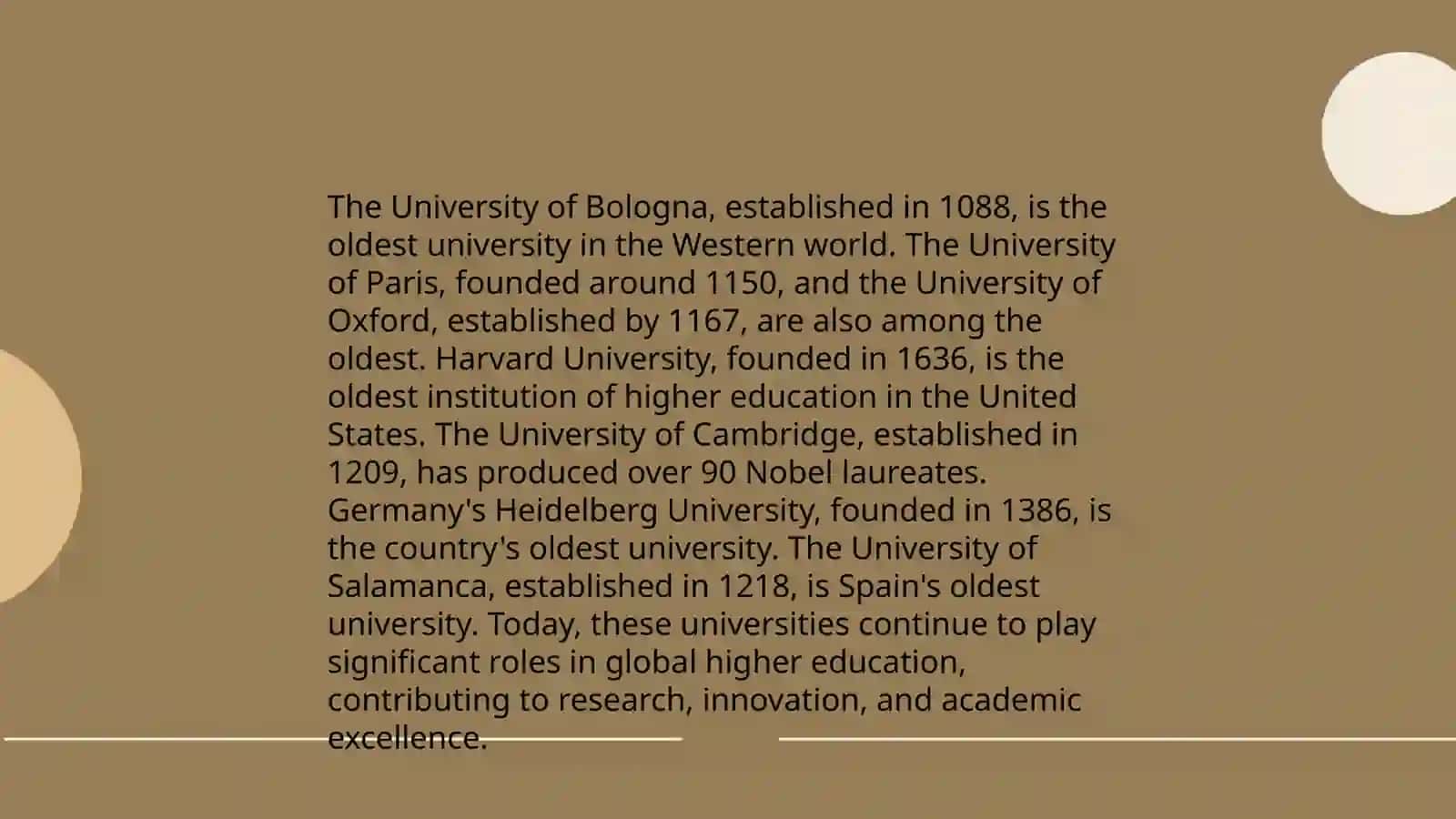 Famous Universites of the world 3