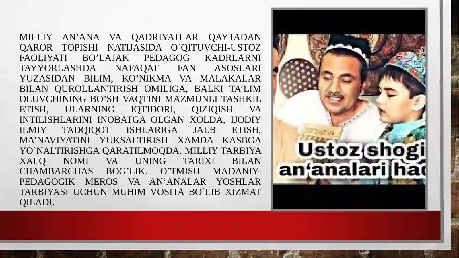 Pedagoglikkasbi rivojlantirishda Ustoz-shogirdan’analari 3