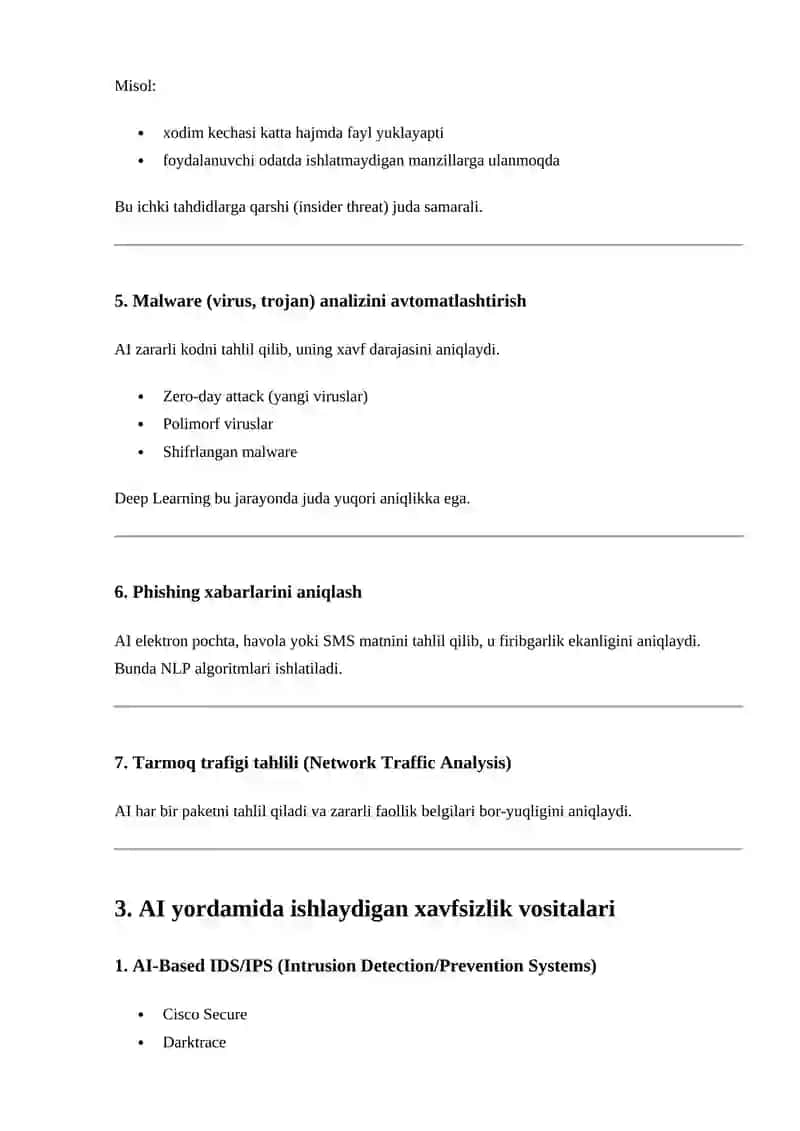 AI-driven Security 3