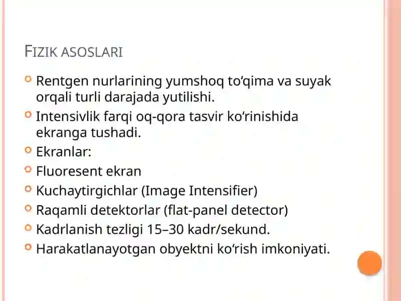 Rentgenoskopiyaning stomatologiyada o‘rni 3