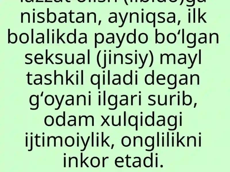 Psixoanaliz talimoti va uning tibbiyotdagi oʻrni 3