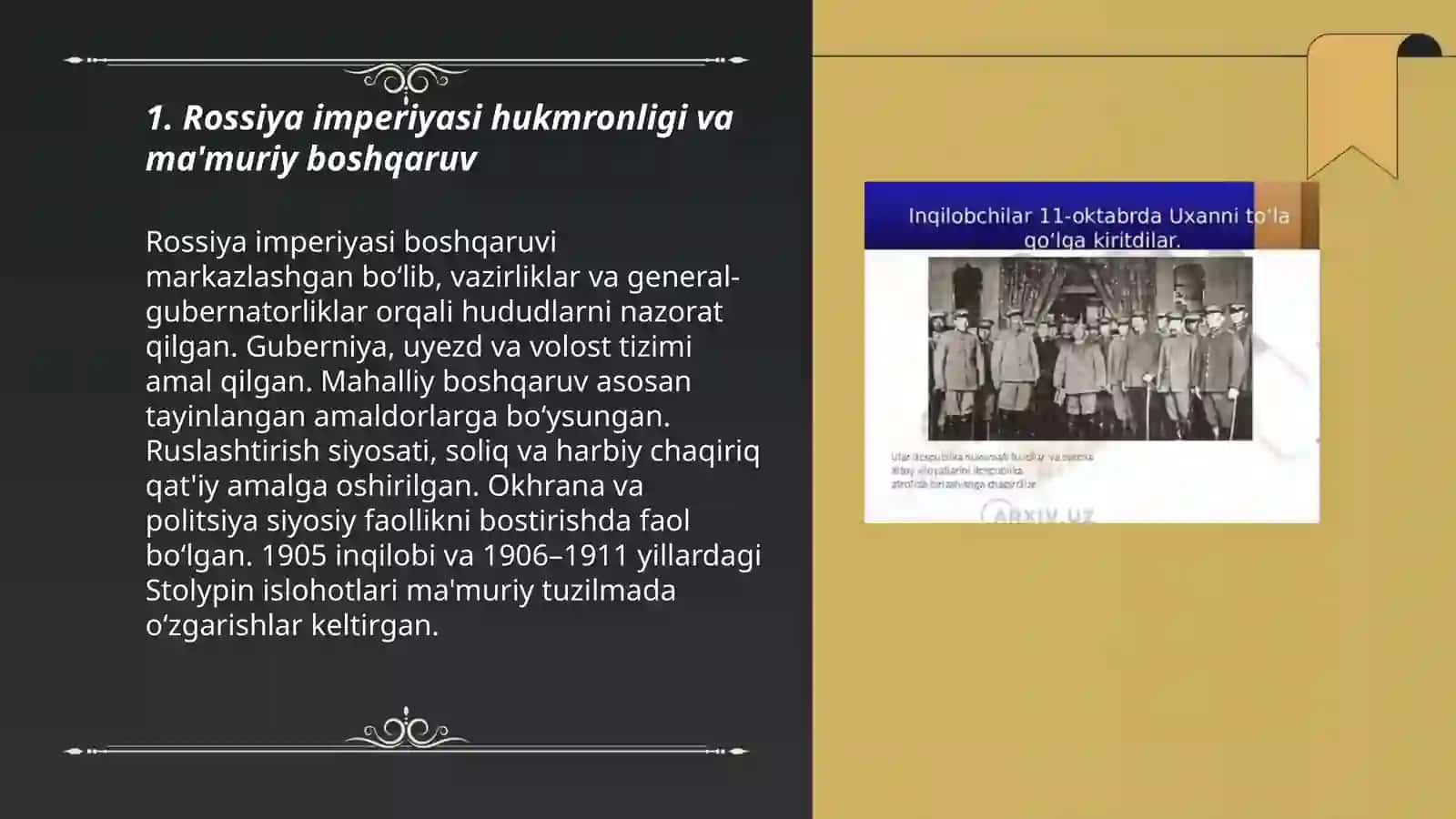 XX asr boshlaridagi ijtimoiy siyosiy vaziyati 3