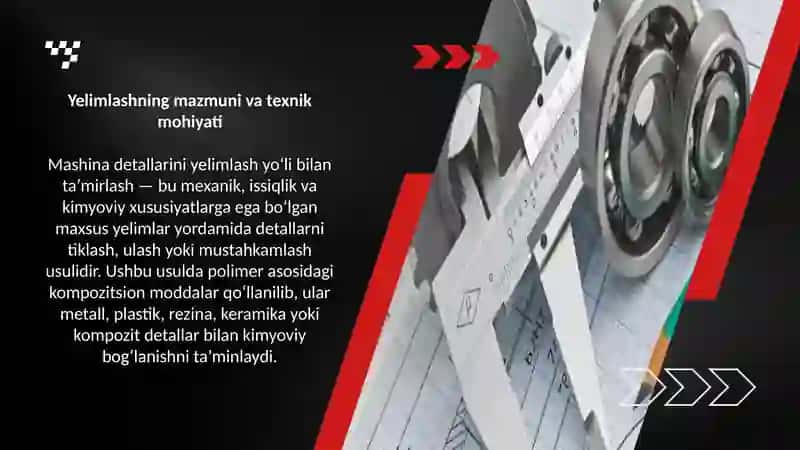 “Mashina detallarini yelimlash yo‘li bilan ta’mirlash” 3