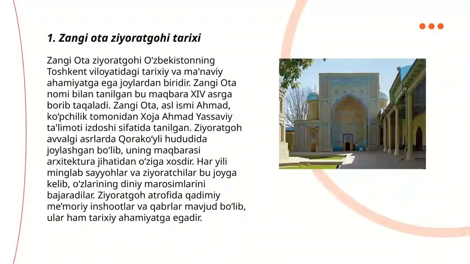 Zangi ota ziyoratgohi 3