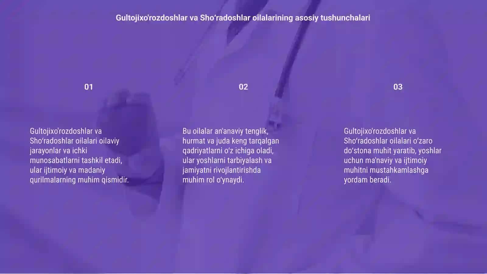 Gultojixo'rozdoshlar va Shoʻradoshlar oilalari 3
