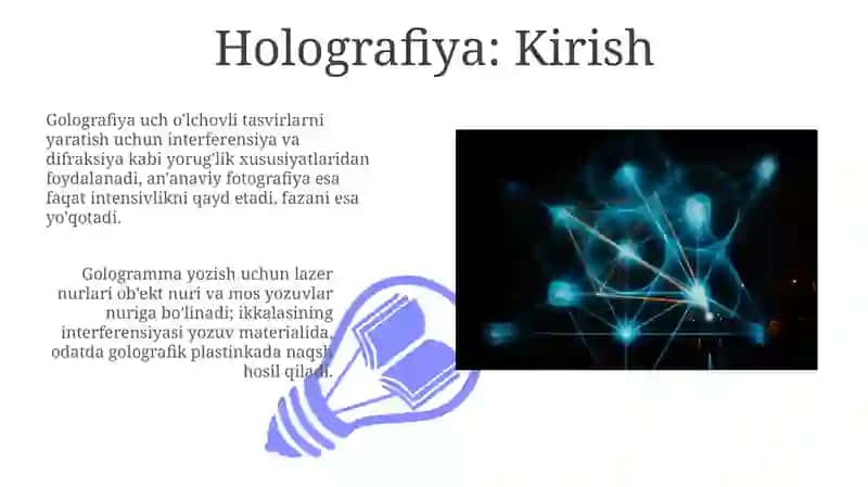 Golografiyatoʻgʻrisidatushuncha 3