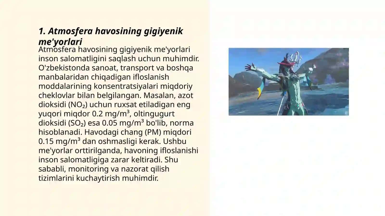 Miroiqlimni gigiyenik me'yorlash 3