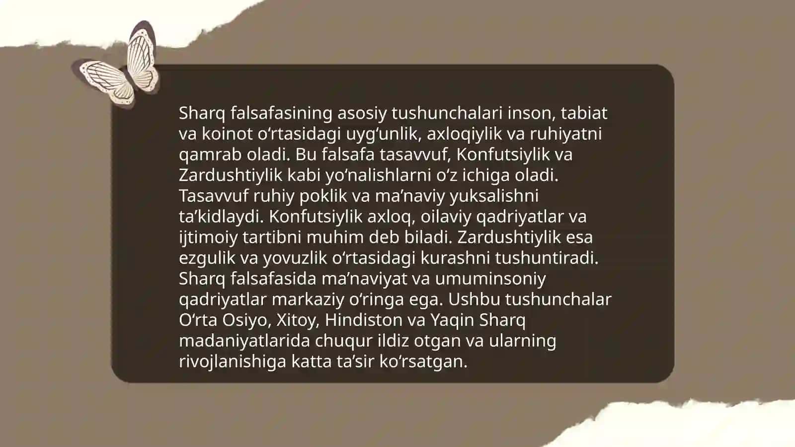 Sharq falsafasi 3