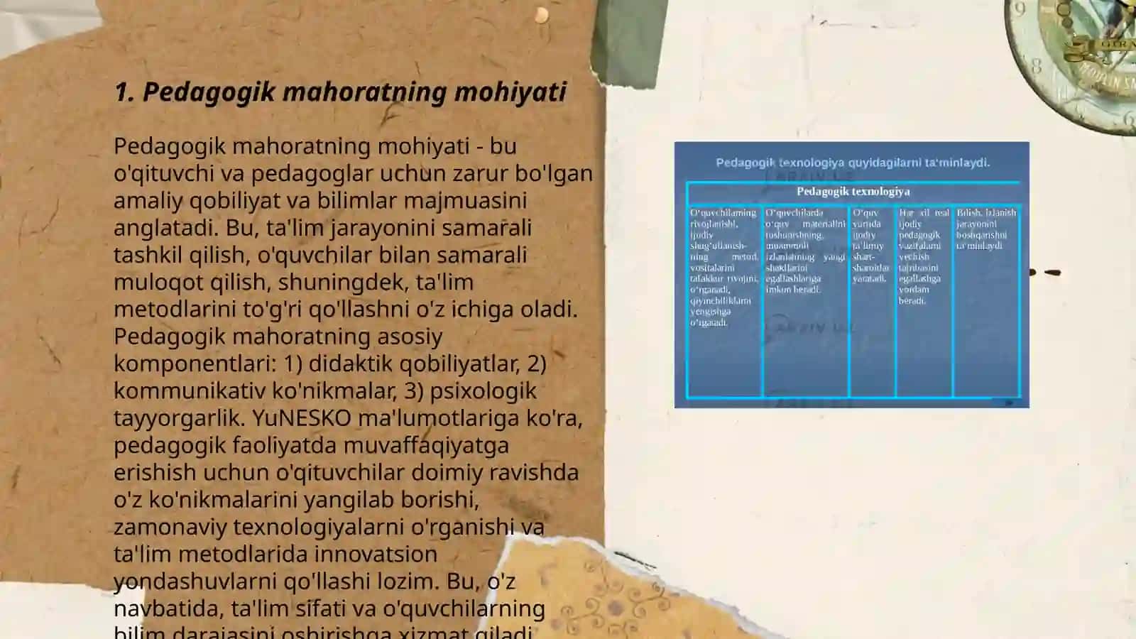 Pedagogik mahoratning mohiyati 3