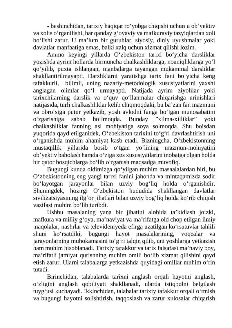 O‘zbekistonning eng yangi tarixi 3