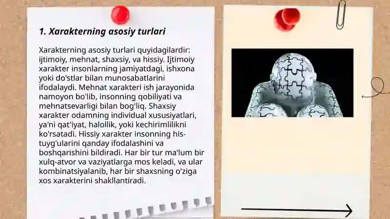 Xarakter va Qobiliyat 3