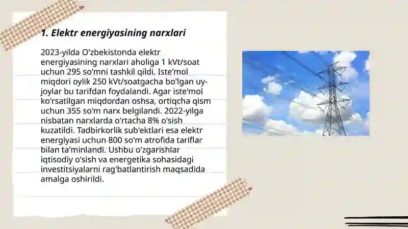 Elektr energiyasiga ta’riflar 3