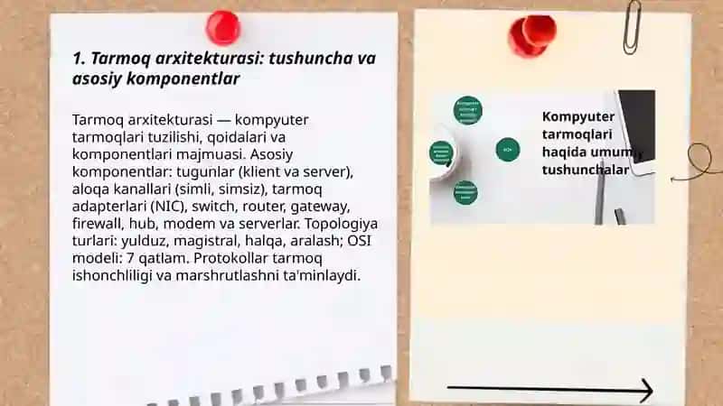 Kompyuter tarmoqlari arxitekturasi va ularning turlari 3