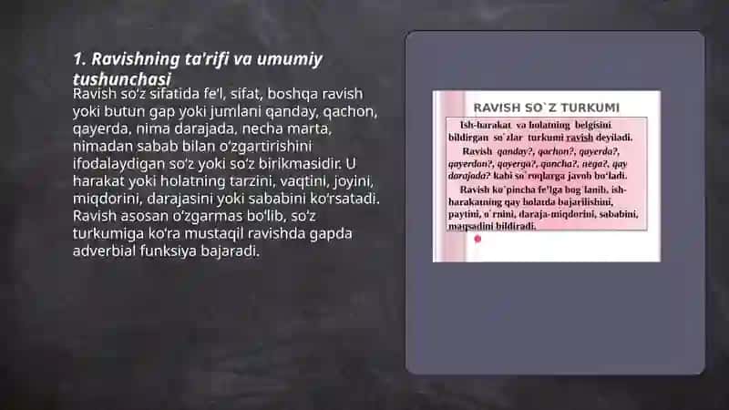 Ravish haqida tushuncha 3