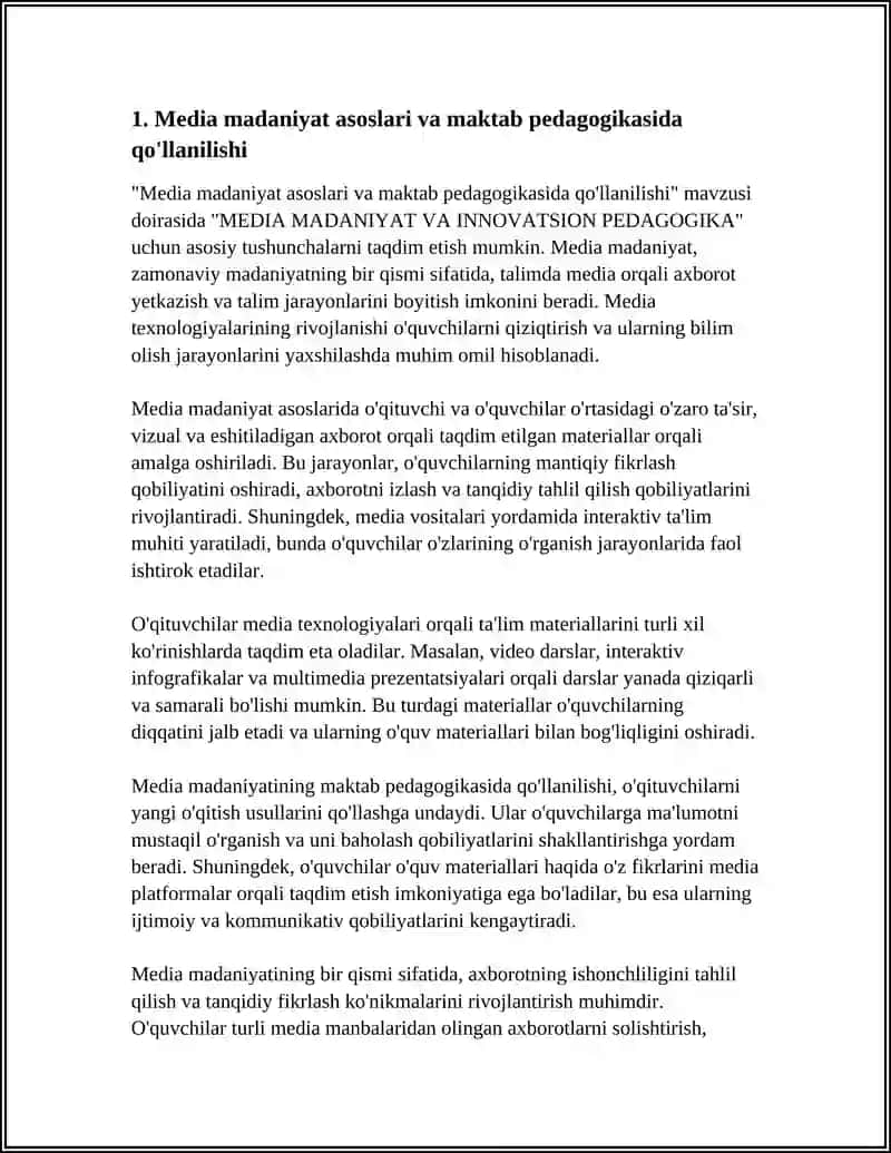 MEDIA MADANIYAT VA INNOVATSION PEDAGOGIKA 3