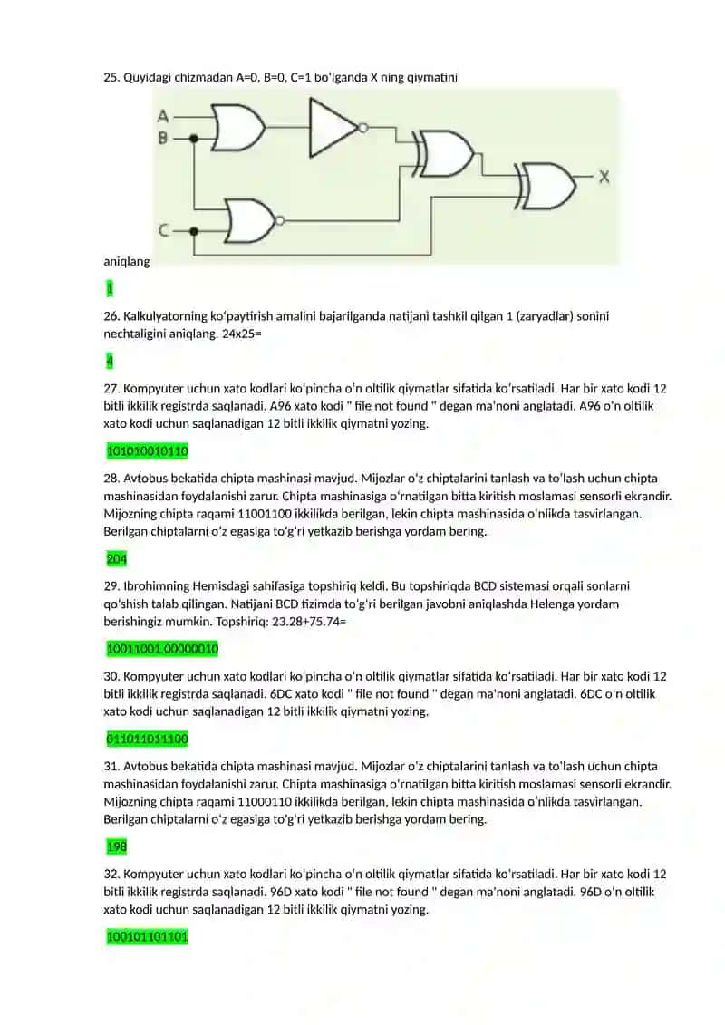 Kompyuterning ish samaradorligi 3