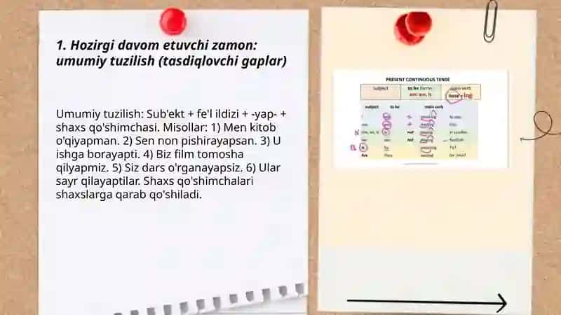 Present continuous 3