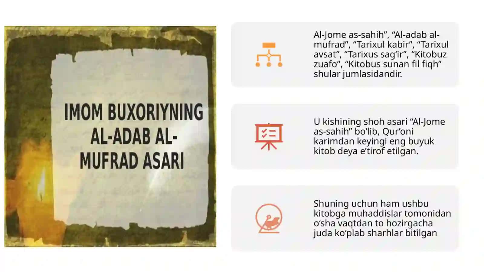 "AL-ADAB Al- MUFRAD" 3