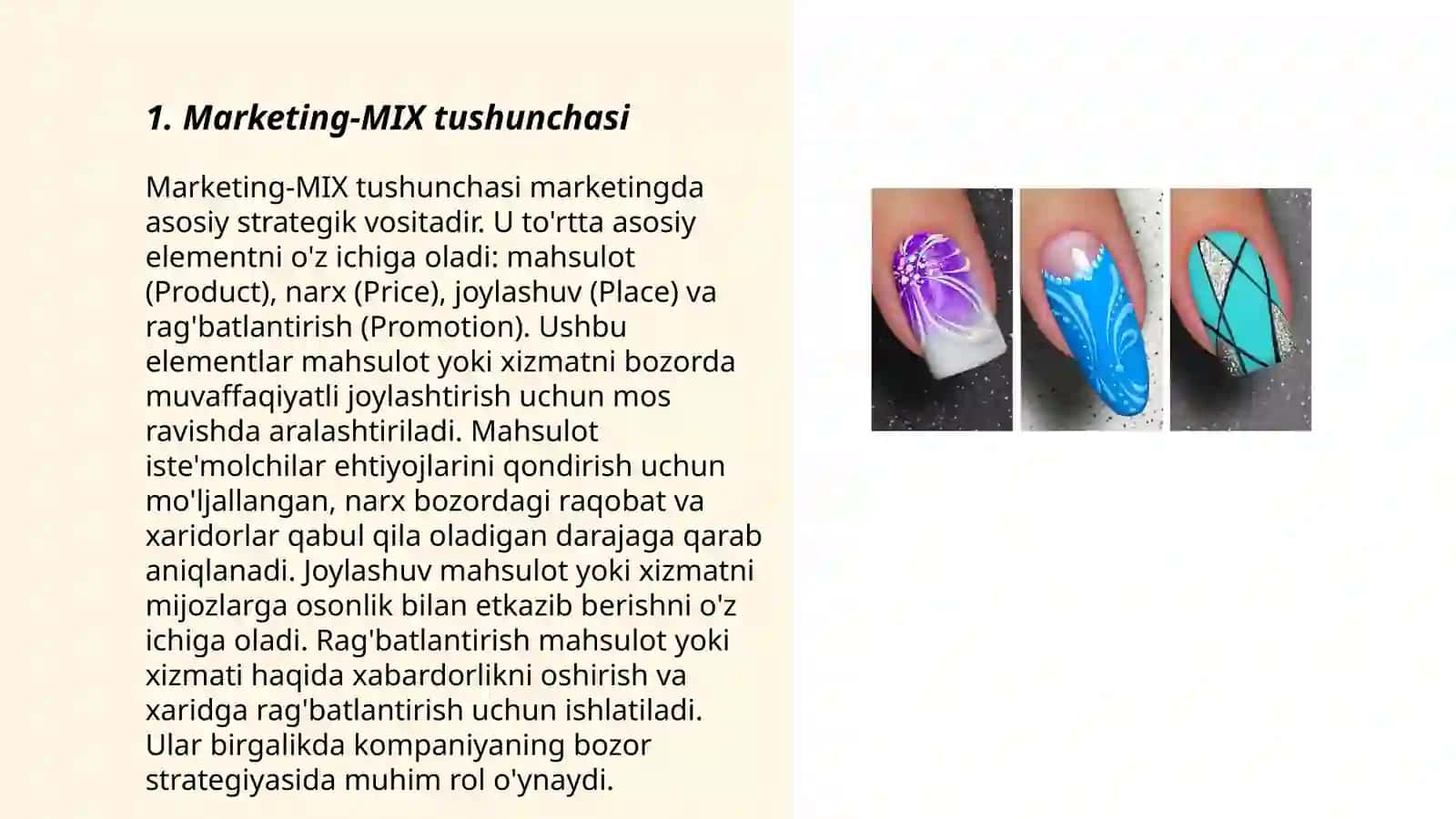 Marketing-MIX tushunchasi 3