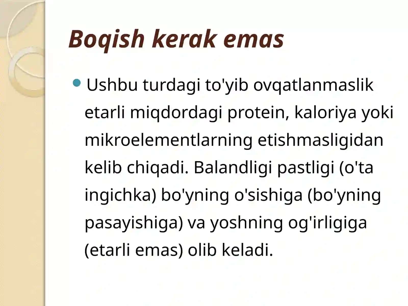 Noto'g'ri ovqatlanish 3