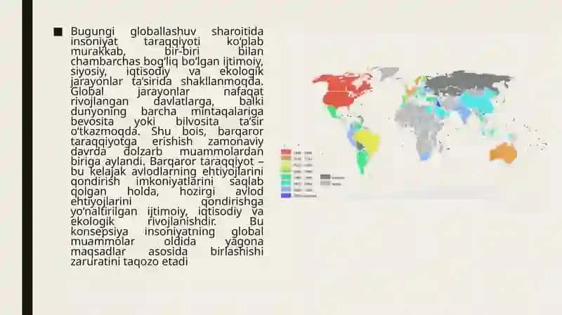 global jarayonlar va barqaror taraqqiyot falsafasi 3