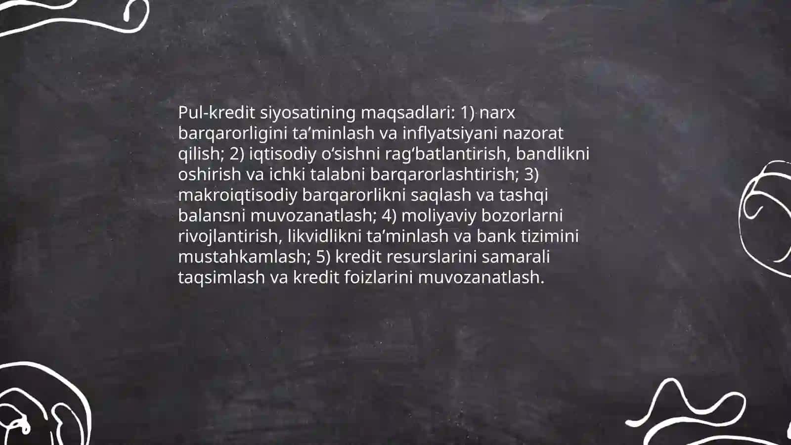 Pul-kredit siyosati 3