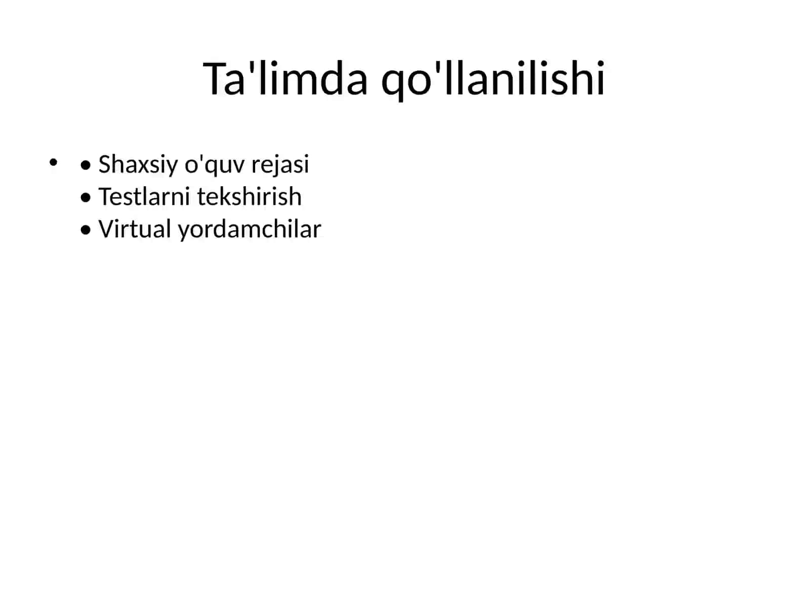 sun'iy intellektning ta'limdagi oʻrni 3