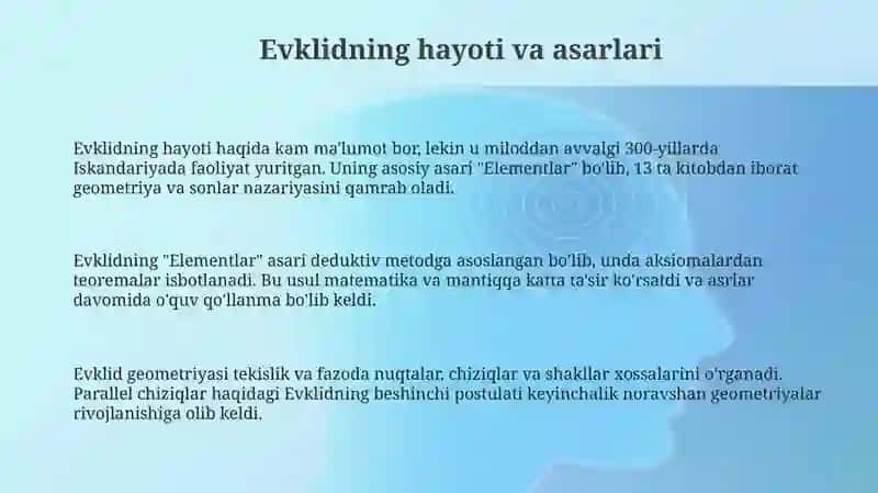 Evklid va Eratosfen hayoti va ijodi 3