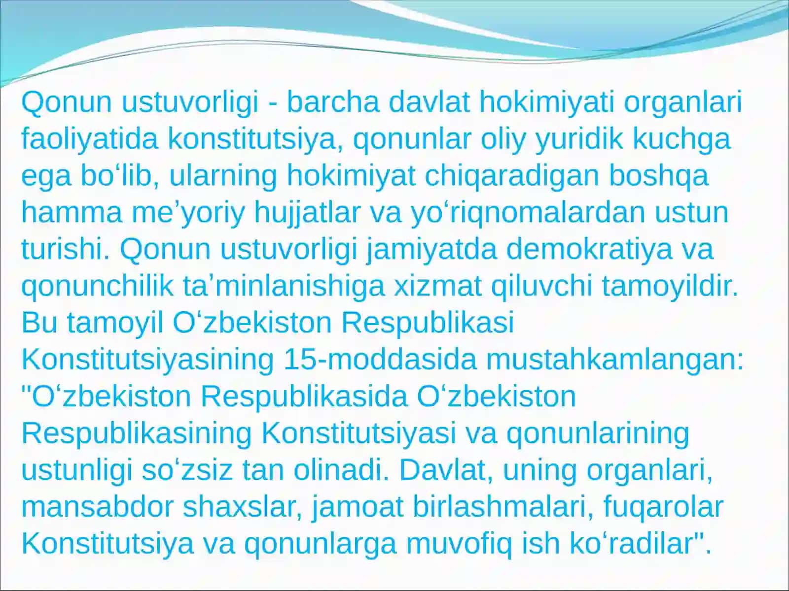 Qonun ustuvorligi 3