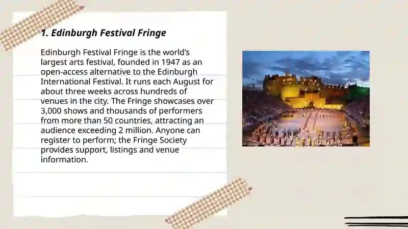 Edinburgh Festival Fringe 3