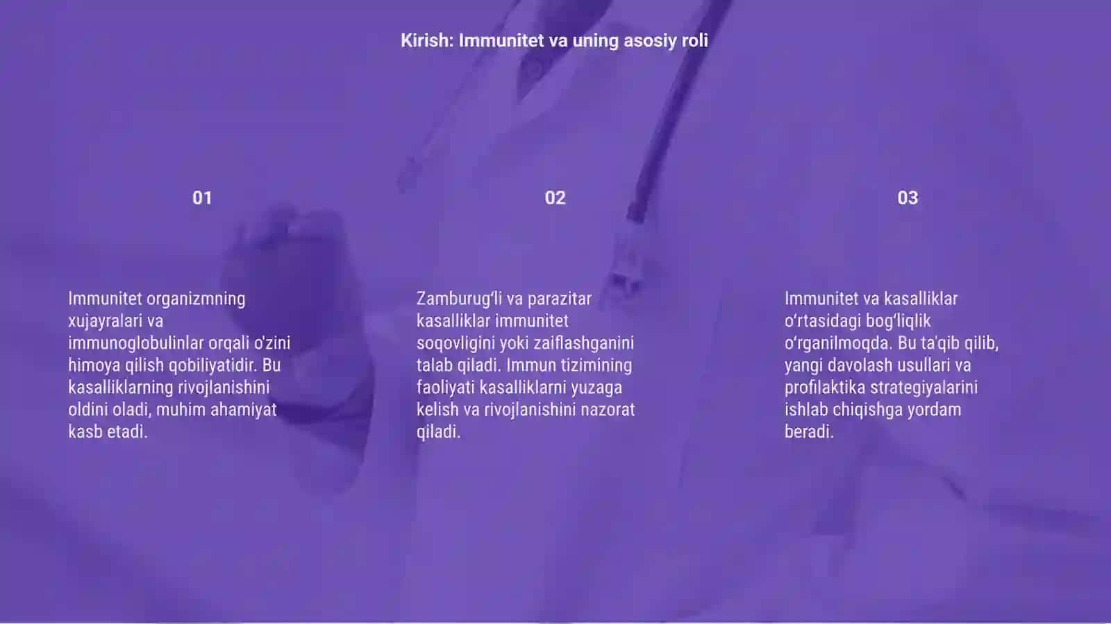 Immunitet va Parazitlar Bilan Bog'liqlik 3