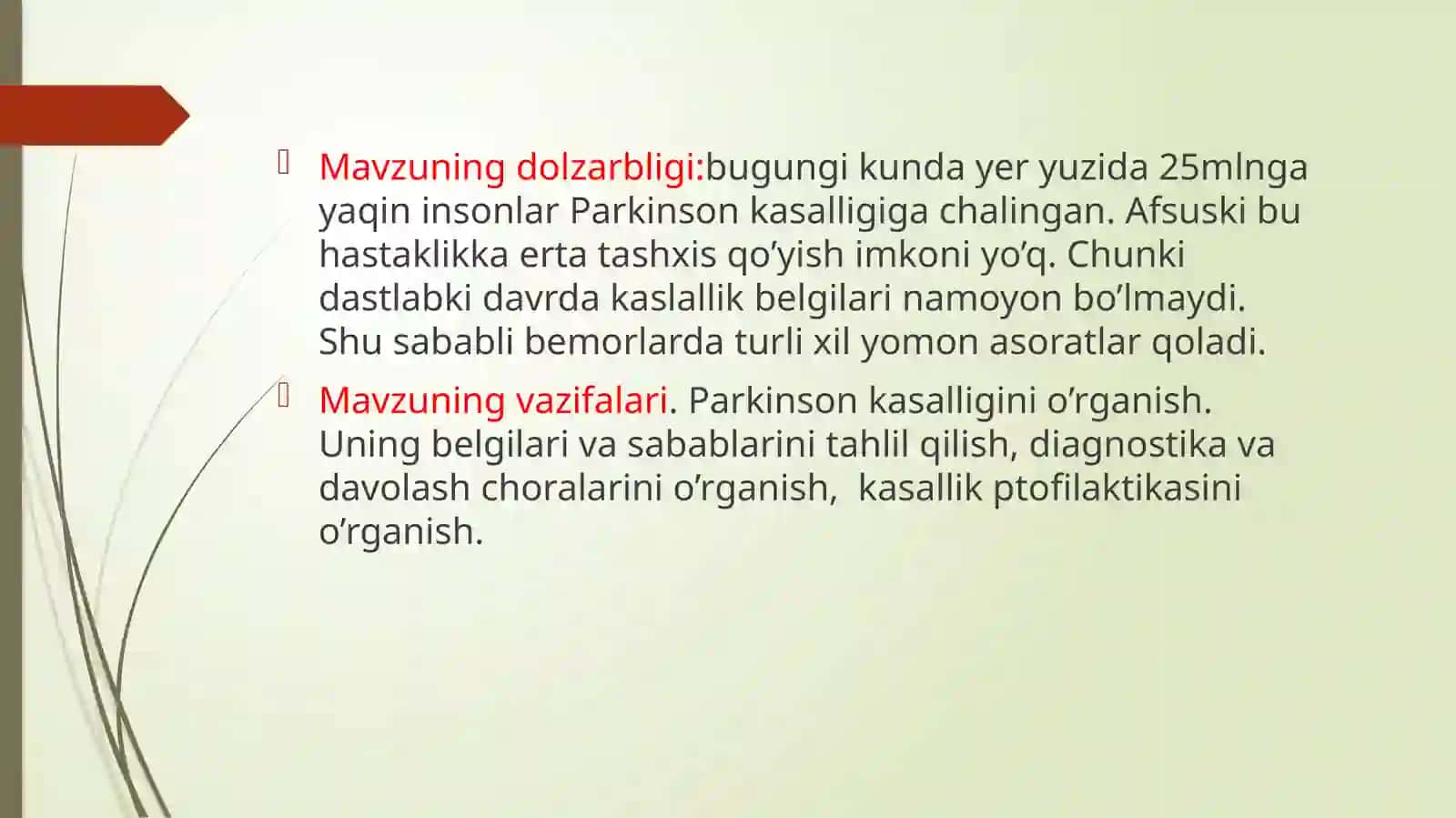 Parkinson kasalligi 3